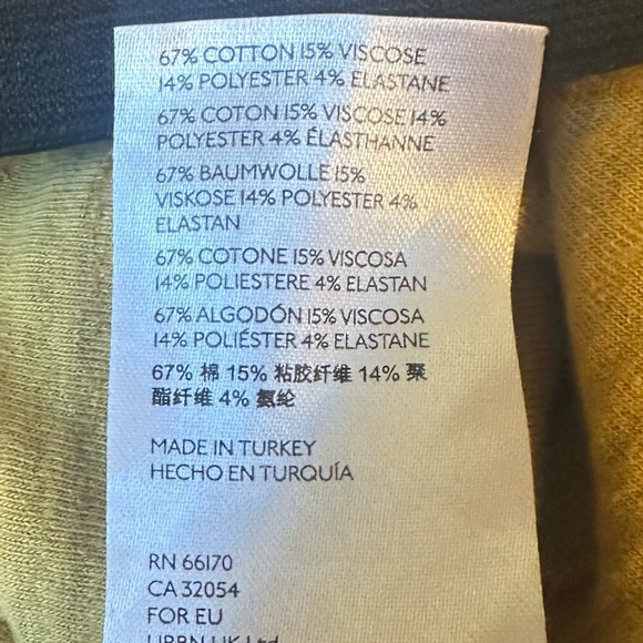 Free People Yellow Velvet Flare High Rise Pull On Pants Size XS - Picture 9 of 10